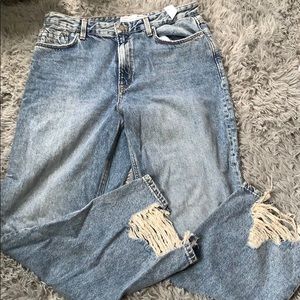 High Waisted Mom Jeans